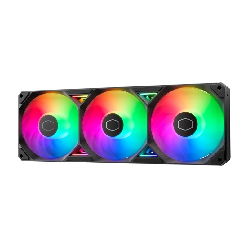 Cooler Master SickleFlow Edge 360 ARGB PWM Triple-Fan Single-Frame Unit, Up to 2500 RPM, Loop Dynamic Bearing, Single