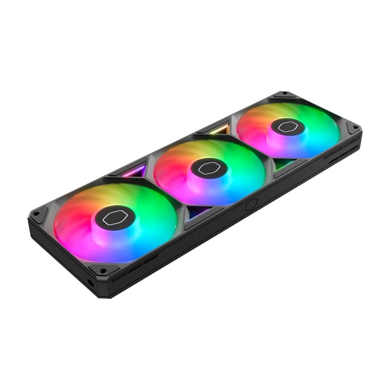 Cooler Master SickleFlow Edge 360 ARGB PWM Triple-Fan Single-Frame Unit, Up to 2500 RPM, Loop Dynamic Bearing, Single