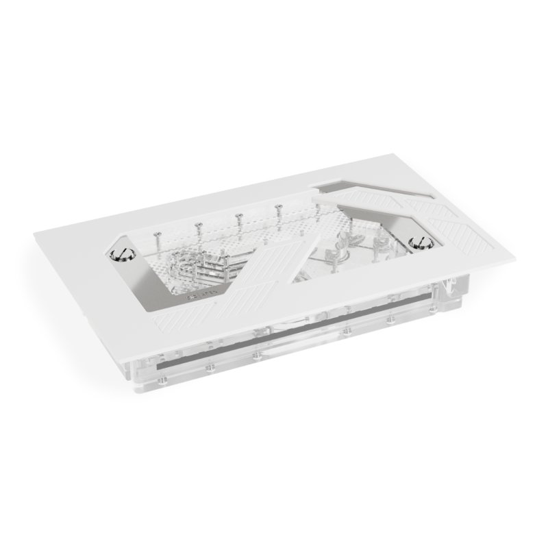 Alphacool Apex Distroplate Dark Base Pro 901 White VPP/D