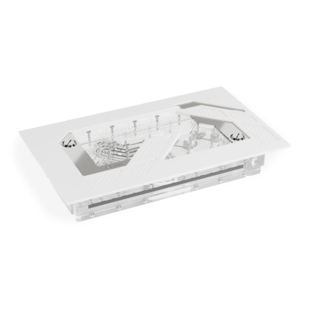 Alphacool Apex Distroplate Dark Base Pro 901 White VPP/D