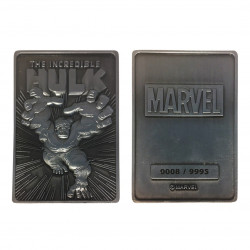 MARVEL - The Hulk - Carte en métal collector