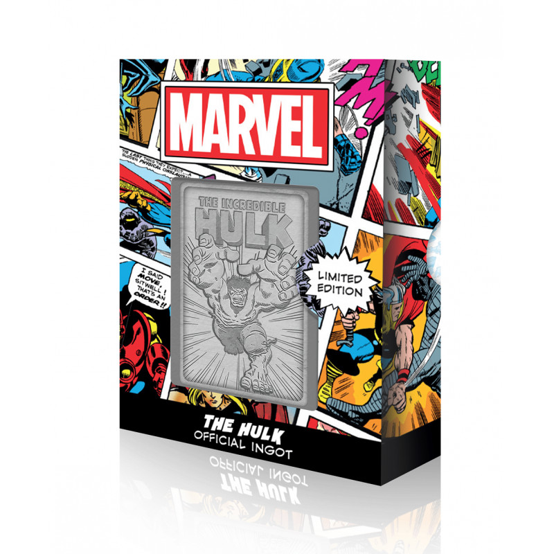 MARVEL - The Hulk - Carte en métal collector