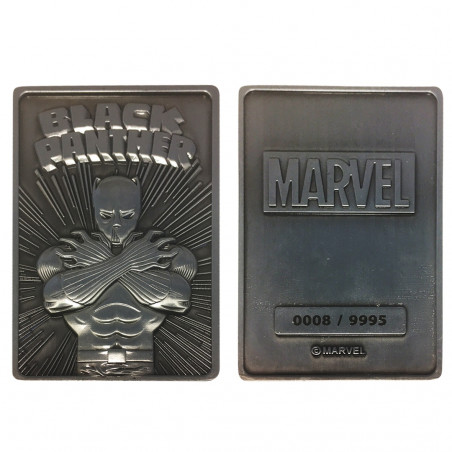 MARVEL - Black Panther - Carte en métal collector