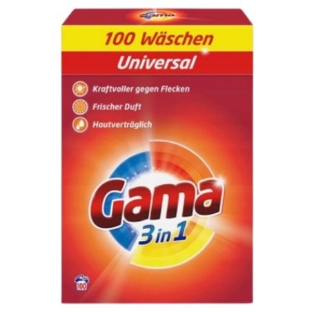 Gama Universal Laundry Powder 3 In 1 6 Kg