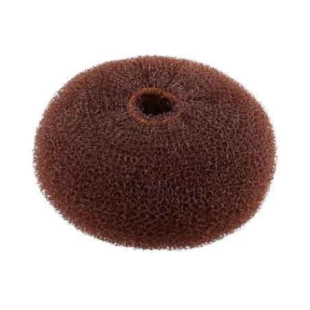 T4B LUSSONI Hair Bun Ring for Styling, Made of Durable Material 110mm Brown