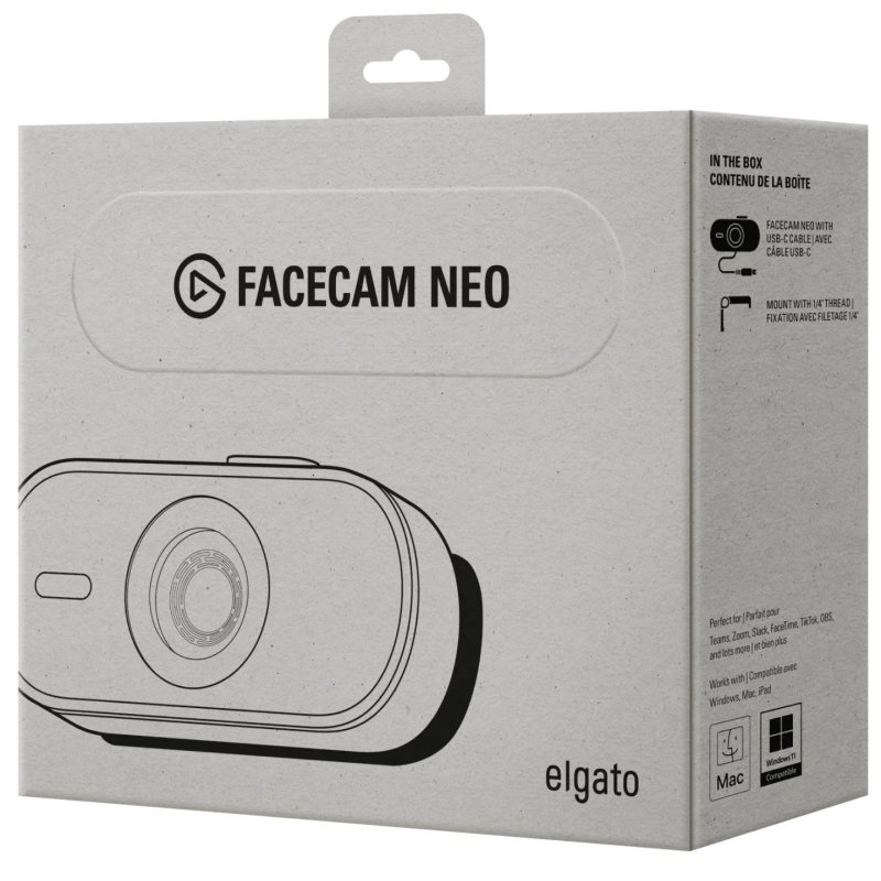 Elgato Facecam Neo webcam 2 MP 1920 x 1080 pixels USB-C White