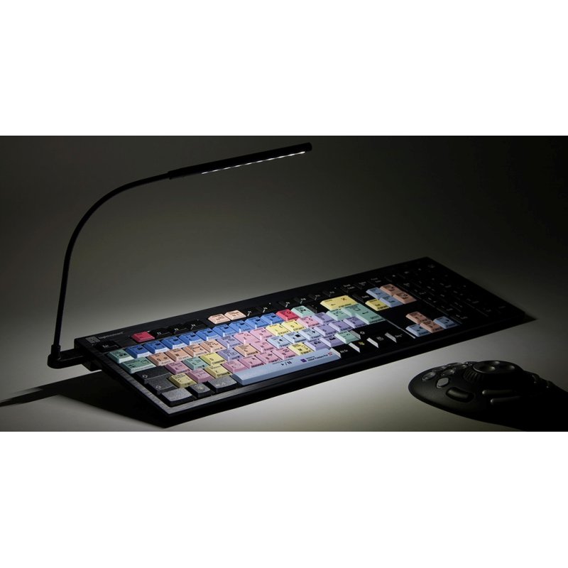 Logickeyboard Adobe Premiere Pro CC clavier Bureau USB QWERTZ Allemand Multicolore