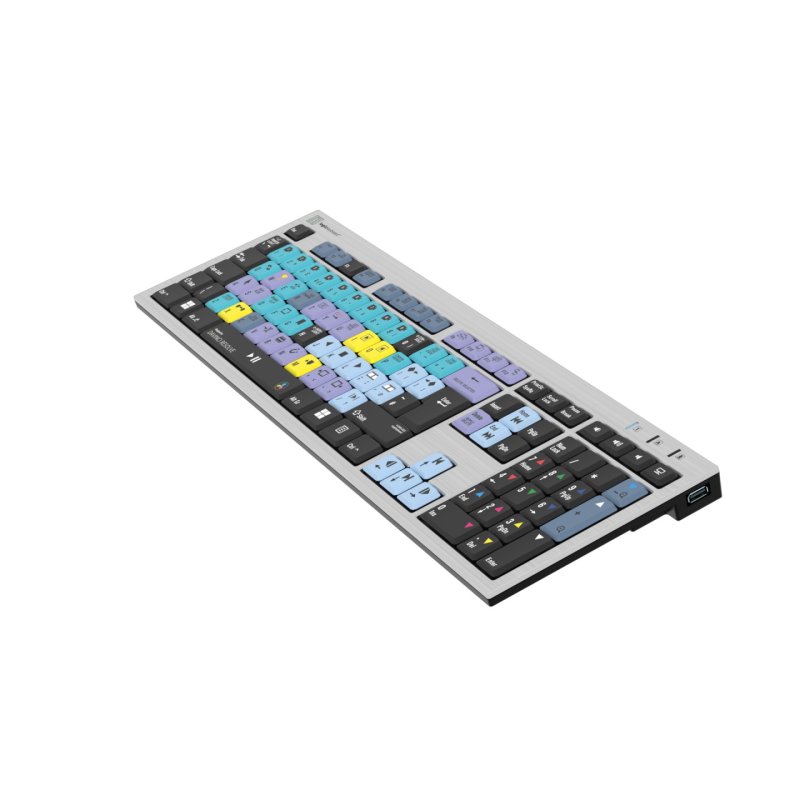 Logickeyboard LKB-RESC-AJPU-UK keyboard Office USB QWERTY English Silver