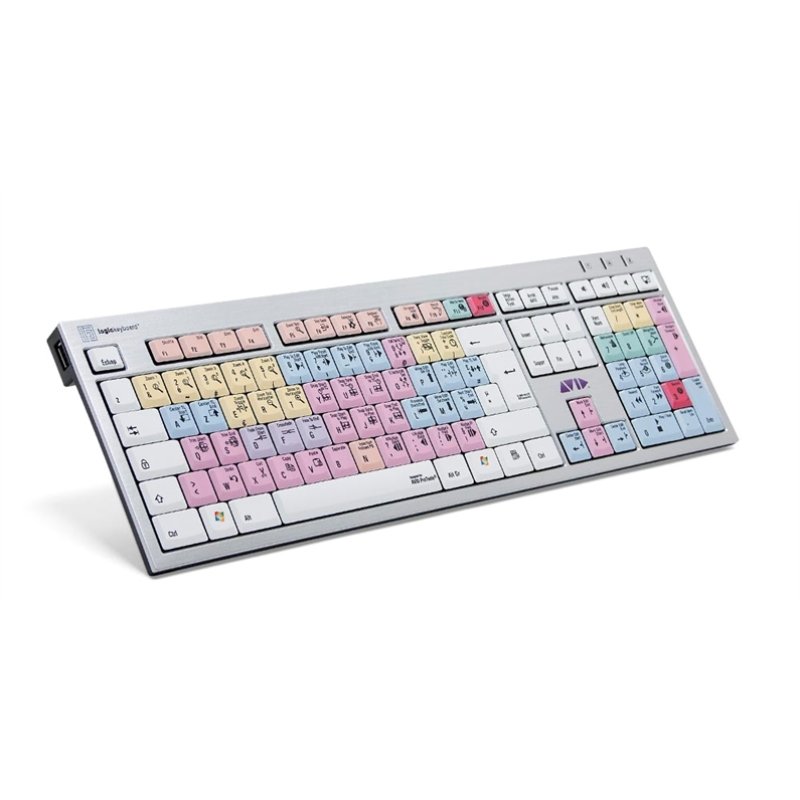 Logickeyboard LKB-PT-AJPU-FR clavier Bureau USB AZERTY Français Multicolore