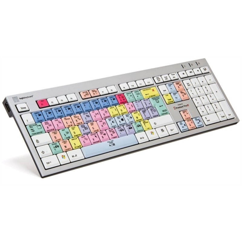 Logickeyboard LKB-PPROCC-AJPU-FR clavier Bureau USB AZERTY Français Multicolore