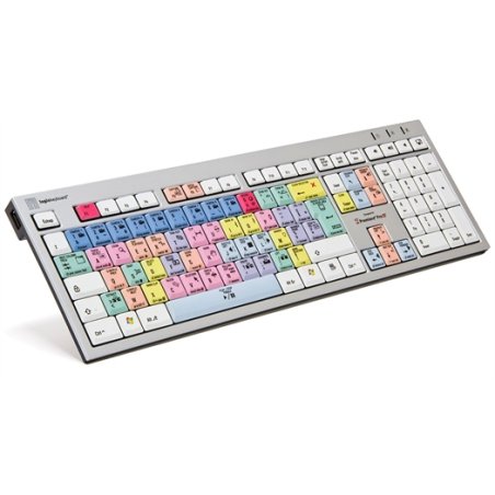 Logickeyboard LKB-PPROCC-AJPU-FR keyboard Office USB AZERTY French Multicolour