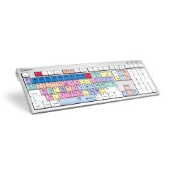 Logickeyboard LKB-PPROCC-CWMU-FR keyboard Office USB AZERTY French White