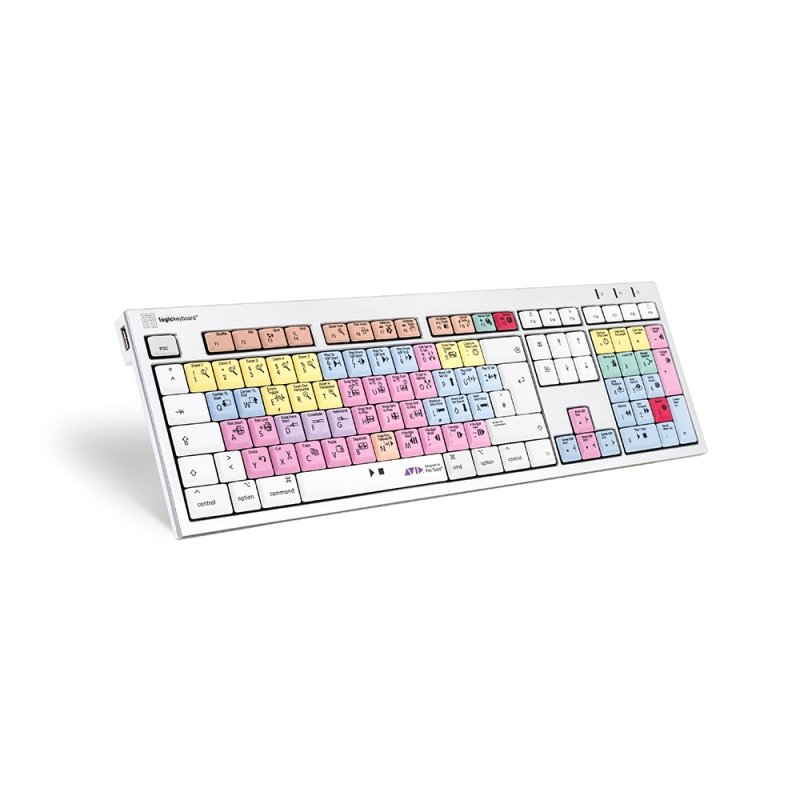 Logickeyboard LKB-PT-CWMU-DE clavier Bureau USB QWERTZ Allemand Multicolore