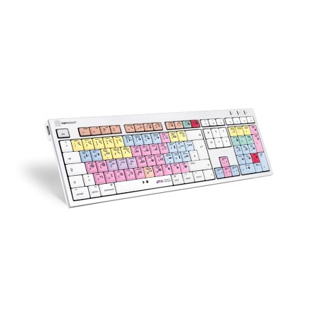 Logickeyboard LKB-PT-CWMU-DE clavier Bureau USB QWERTZ Allemand Multicolore