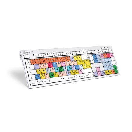 Logickeyboard LKB-LOGXP2-CWMU-UK clavier Bureau USB QWERTY Anglais britannique Multicolore