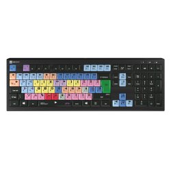 Logickeyboard LKB-MCOM4-A2PC-UK keyboard Gaming Lightning QWERTY English Black