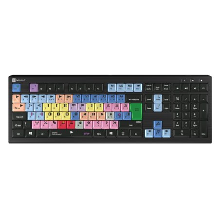 Logickeyboard LKB-MCOM4-A2PC-UK keyboard Gaming Lightning QWERTY English Black