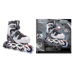 California - Inliners w/light Size 35-38 - Black (24943)