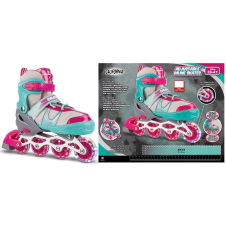 California - Inliner w/light size 39-41 - Green (24940)