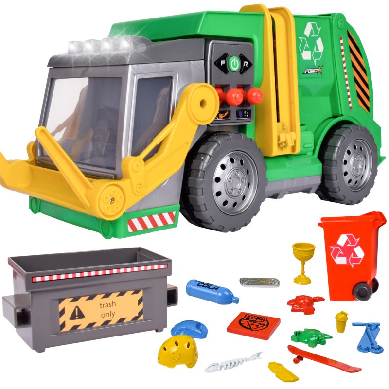 Power X - Electronic 3-in-1 Recycler with lights and sounds, 46 cm - (20409)