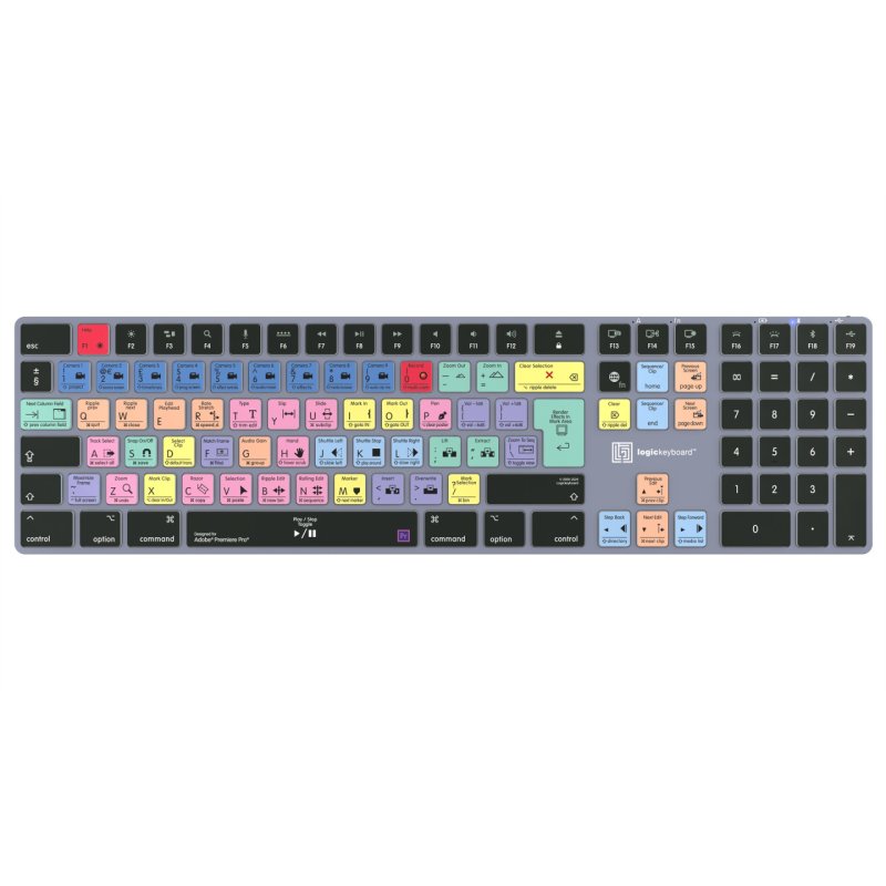 LogicKeyboard Adobe Premiere Pro CC Titan UK (Mac)