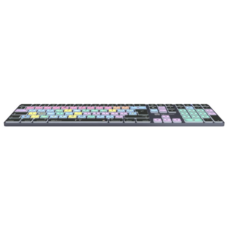 Logickeyboard LKB-FCPX10-TM-UK clavier Bureau Bluetooth QWERTY Anglais Gris, Titane