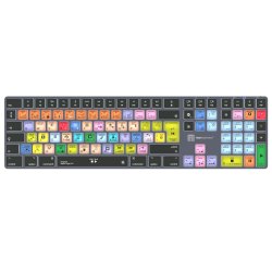 Logickeyboard LKB-LOGXP2-TM-UK clavier Bureau Bluetooth QWERTY Anglais Gris, Titane