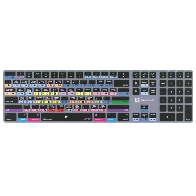 LogicKeyboard Avid Media Composer - Pro Titan UK (Mac)