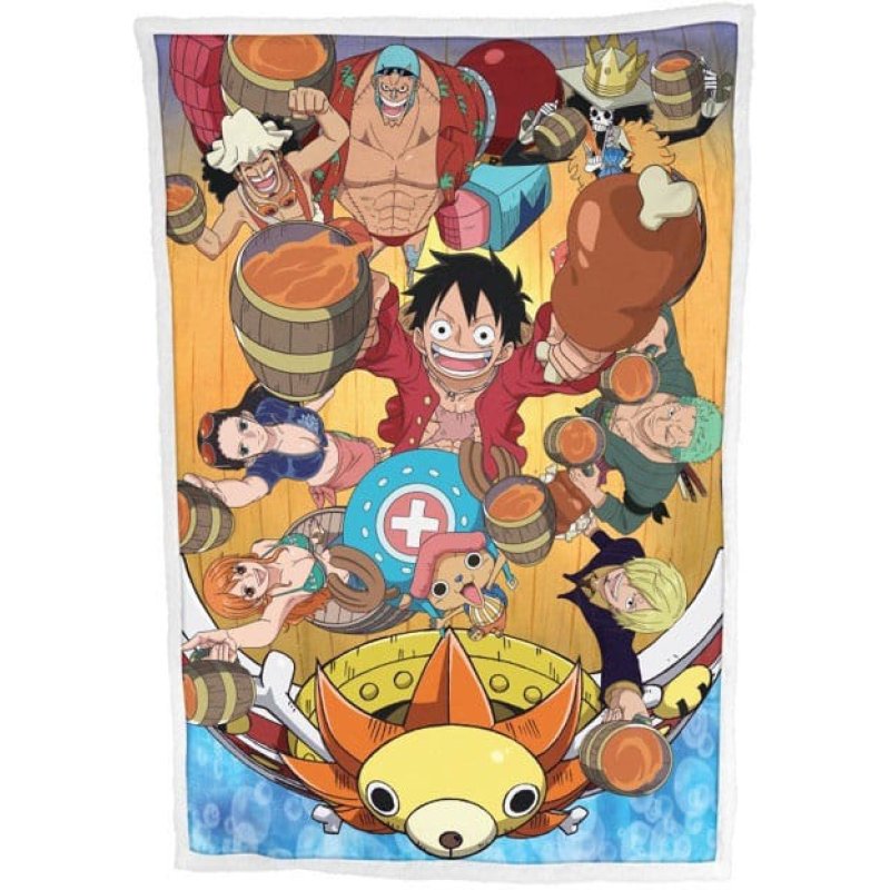 One Piece couverture polaire Ver. 3 100 x 150 cm