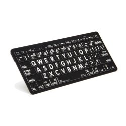 Logickeyboard LKB-LPWB-BTON-DE keyboard Universal Bluetooth QWERTZ German Black