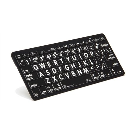LogicKeyboard XL-Print White on Black DE (Mac/BT)