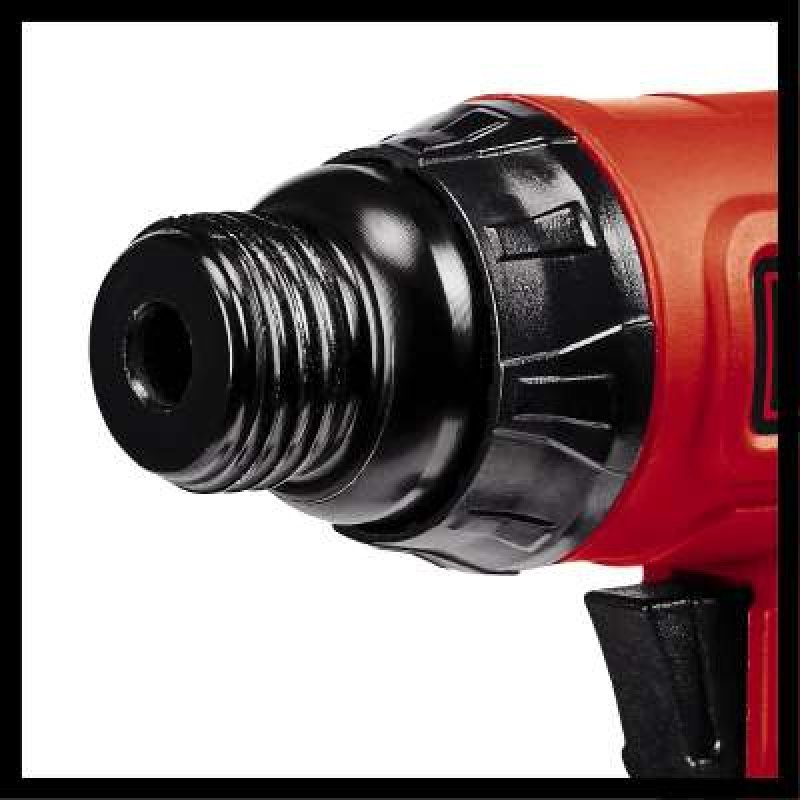 Druckluft-Meißelhammer TC-PC 45 Set (rot/schwarz, mit 4-teiligem Meißel-Set, Nadel-Entroster, Koffer)