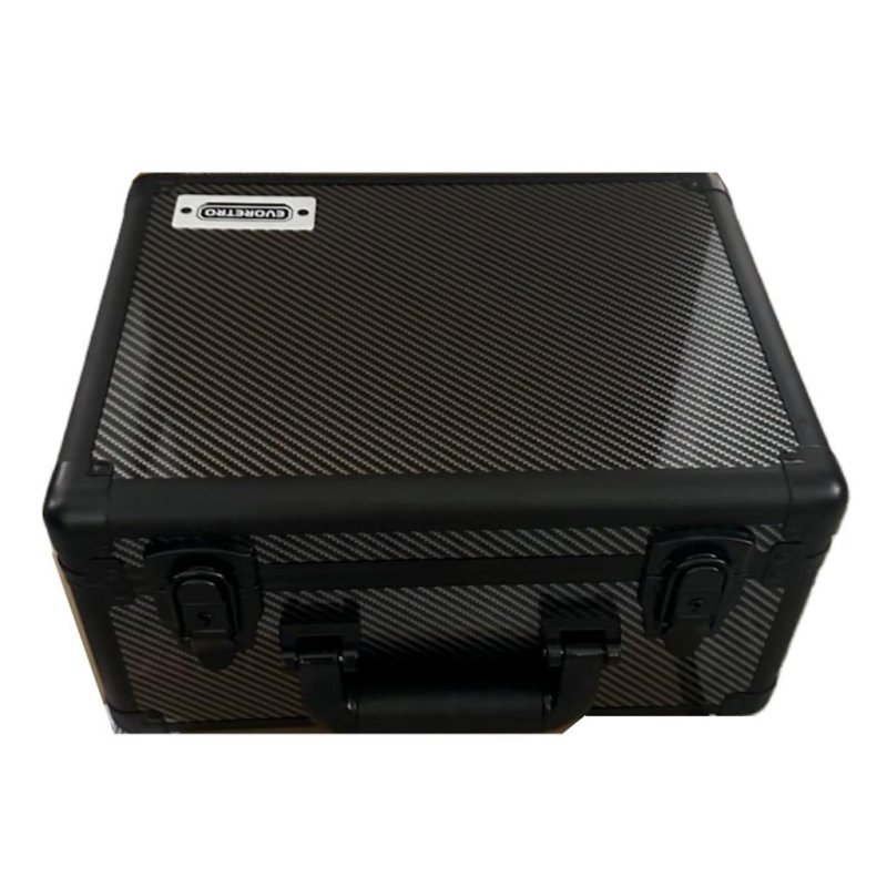 EVORETRO - Graded Card Storage Box Carbon effect for 90 Cards