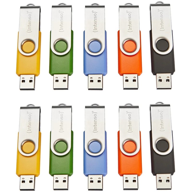 INTENSO USB 2.0 flash drive Basic Line - 10 x 16 Gb