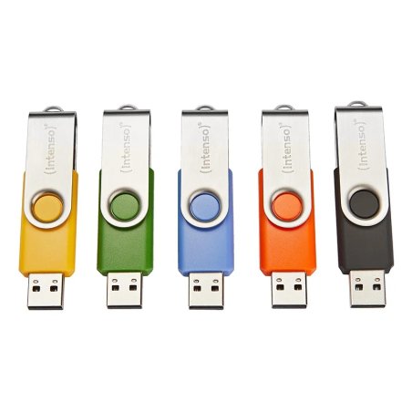 Intenso Basic Line USB flash drive 16 GB USB Type-A 2.0 Black, Blue, Green, Orange, Yellow