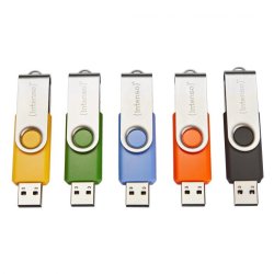 Intenso Basic Line USB flash drive 32 GB USB Type-A 2.0 Black, Blue, Green, Orange, Yellow
