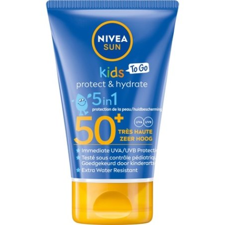 Nivea Sun Kids Protect & Hydrate To Go Pocket Size Sun Milk SPF50 50ml