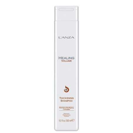 L'ANZA Healing Volume Thickening Shampoo 300ml - Rich in Bamboo Bodifying Complex and Keratin