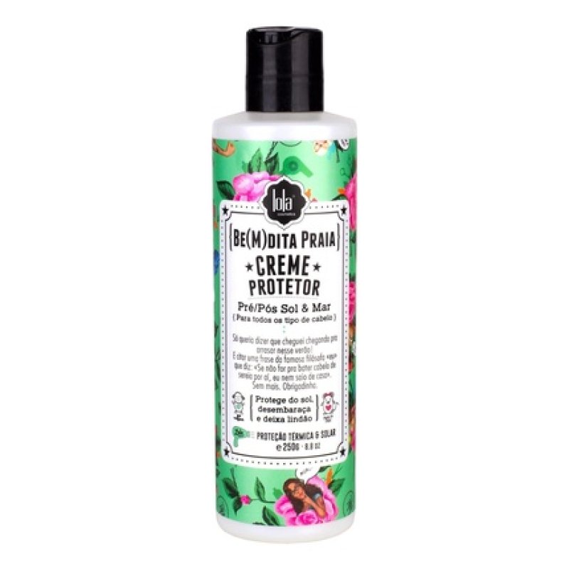 Lola Brasil Linha BE(M) DITA PRAIA Creme Protetor Pre/Pos Sol e Mar 250g Be(M) dita Beach Collection - Pre/Post Beach