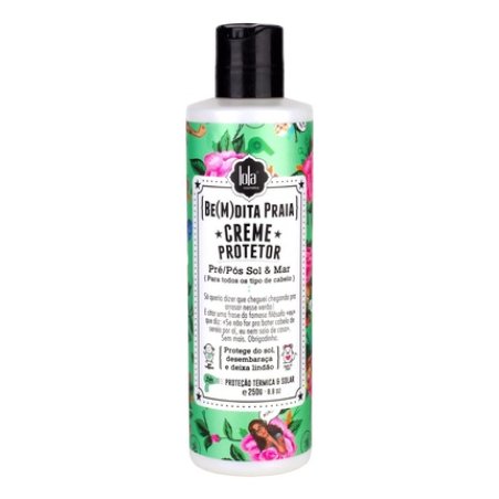 Lola Brasil Linha BE(M) DITA PRAIA Creme Protetor Pre/Pos Sol e Mar 250g Be(M) dita Beach Collection - Pre/Post Beach