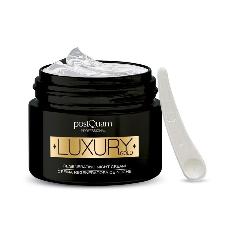 Postquam Luxury Gold Night Cream Moisturizer with Hyaluronic Acid and Colloidal Gold 50ml
