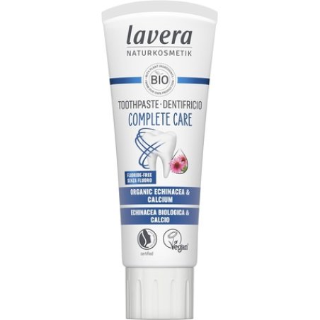 Lavera Toothpaste Complete Care Fluoride-Free 5 in 1 Protection with Active Plant Ingredients Organic Echinacea &