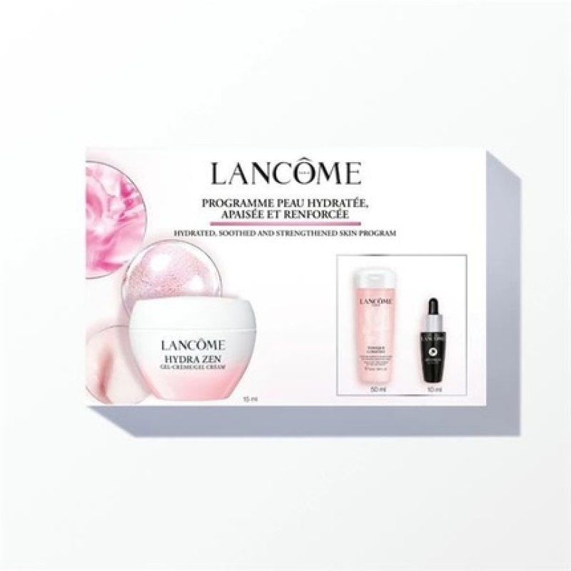 Lancome Hydra Zen Set Hydrated Soothed Strengthened Hydra Zen Gel Cream