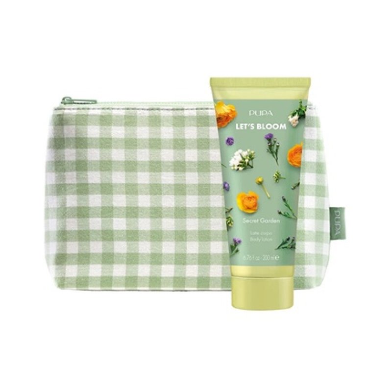 Pupa Milano Body Lotion With A Bag Secret Garden Let's Bloom - 200 Ml