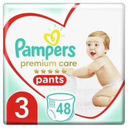 Pampers Premium Care Pants Size 3 Midi 6-11 Kg 48 Diapers