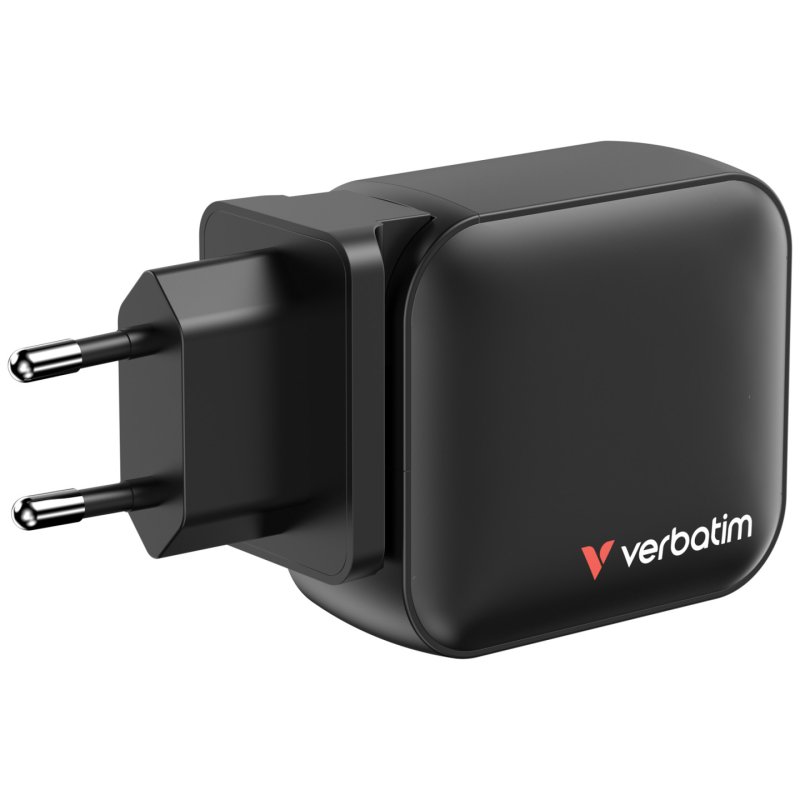 Verbatim GaN Charger 100W Universel Noir Secteur Charge rapide Intérieure
