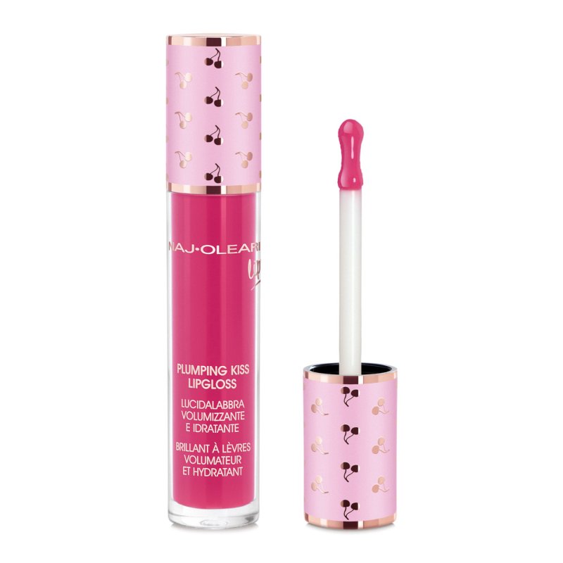 NAJ-OLEARI Plumping Kiss Lipgloss Makeup for Face Woman 08 Pearl Cyclamen Pink
