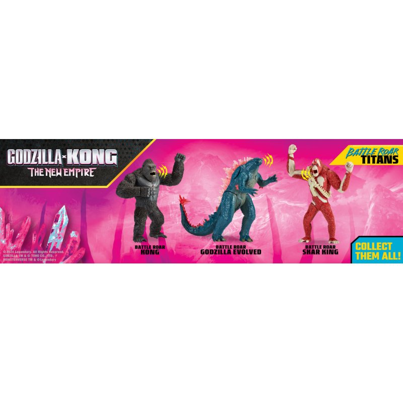 Godzilla x Kong: Le Nouvel Empire figurine Battle Roar Skar King 18 cm