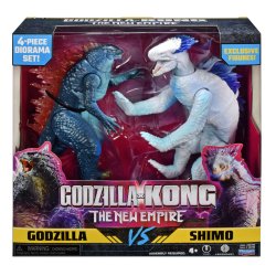 Godzilla x Kong : Le Nouvel Empire Diorama 2-Pack Godzilla vs Shimo 15 cm