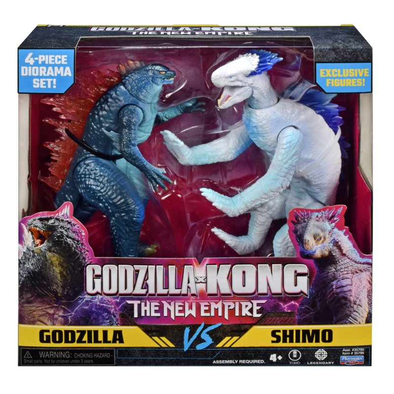 The New Empire 6" Godzilla Vs Shimo 2-pack